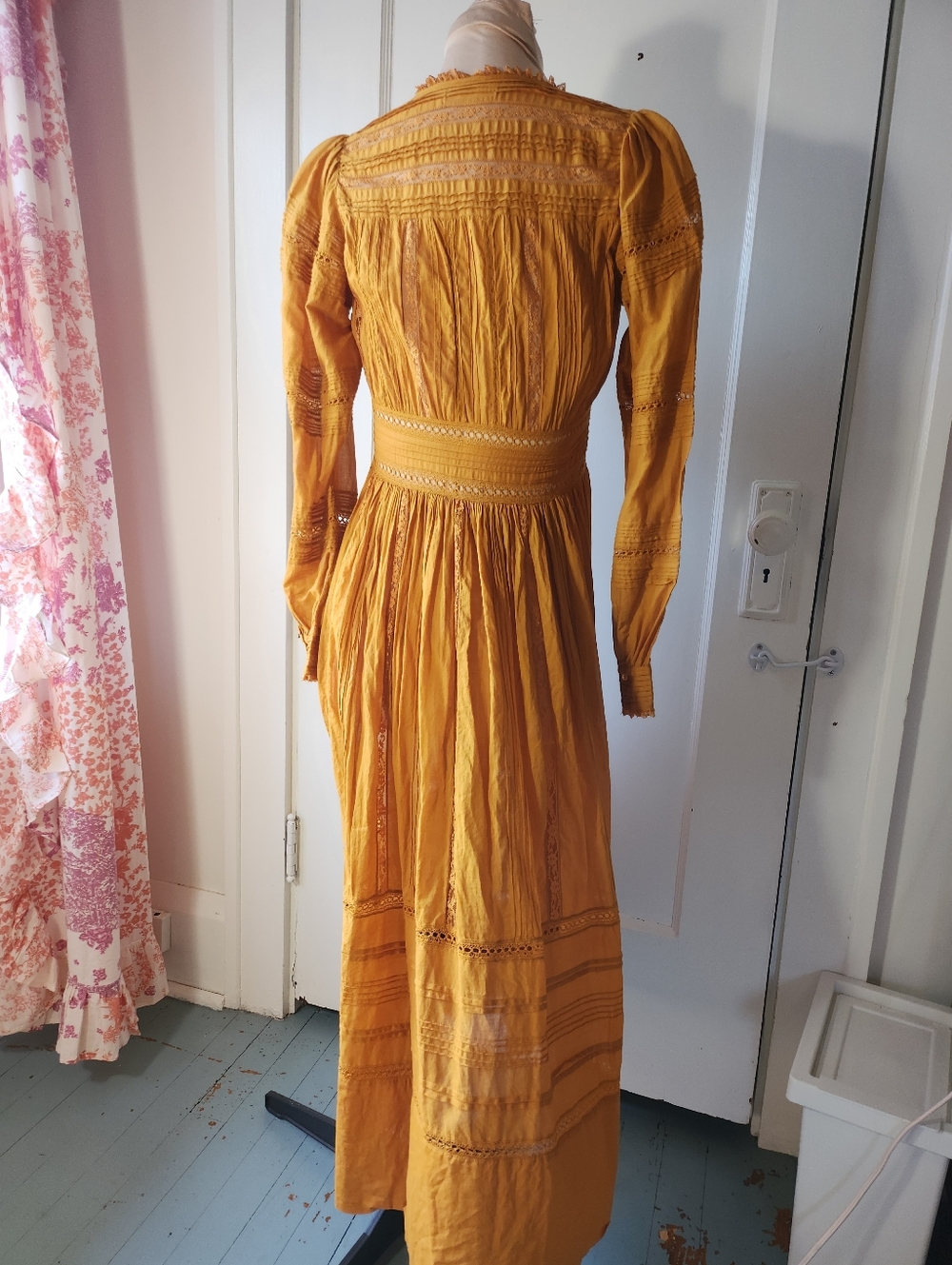 Doen Vicia Midi Dress Yellow Jasper XS - Picture 6 of 13